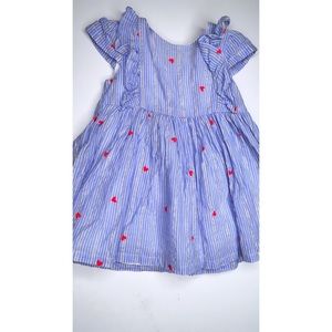 Baby girl dress with hearts